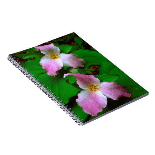 Trillium Wildflower Notitieboek (Rechterzijde)