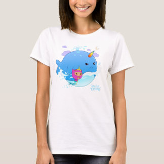 Trilly en Narwhal T-shirt