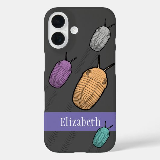 Trilobietenmigratie - prehistorisch dier Case-Mate iPhone case (Achterkant)