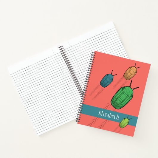 Trilobietenmigratie - prehistorisch dier notitieboek (Binnen)