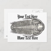  Trilobite-Briefkaart Briefkaart (Voorkant / Achterkant)