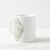 Trilobite Coffee Mok (Voorkant links)