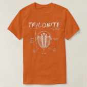 Trilobite Geology Teacher Fossil T-shirt (Design voorkant)