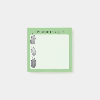 Trilobite Thoughts- Prehistoric Fossil Post-it® Notes