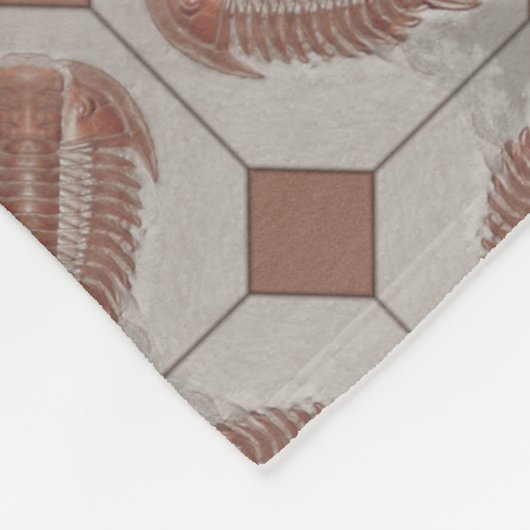 Trilobite Tile Fleece Deken (Hoek)