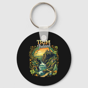 Trim Ierland Vakantie Reis Iers Souvenir Sleutelhanger