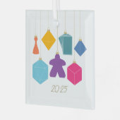 Trim the Tree with Board Games Glass Ornament (Voorkant links)