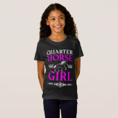 Trimestre Cheval T-shirt fille (Devant entier)