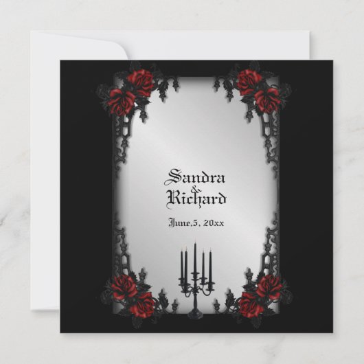 Trimestre français Faire-part de mariage à thème F (Dos)