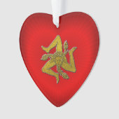 Trinacria Gold Red Heart (devant)