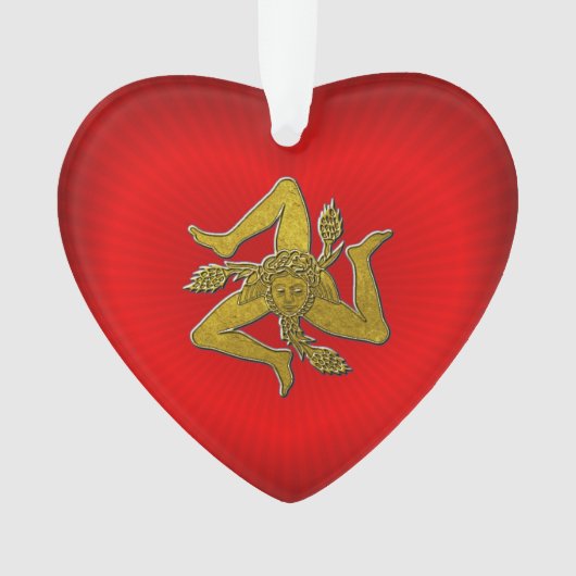 Trinacria Gold Red Heart (devant)