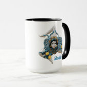 Trinacria of Sicily Three Legged symbol Sicilia Mok (Voorkant rechts)