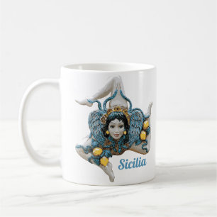 Trinacria van Sicilië Driepotig symbool Sicilia Koffiemok