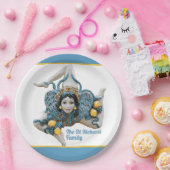 Trinacria van Sicilië, symbool met drie poten Sici Papieren Bordje (Feest)