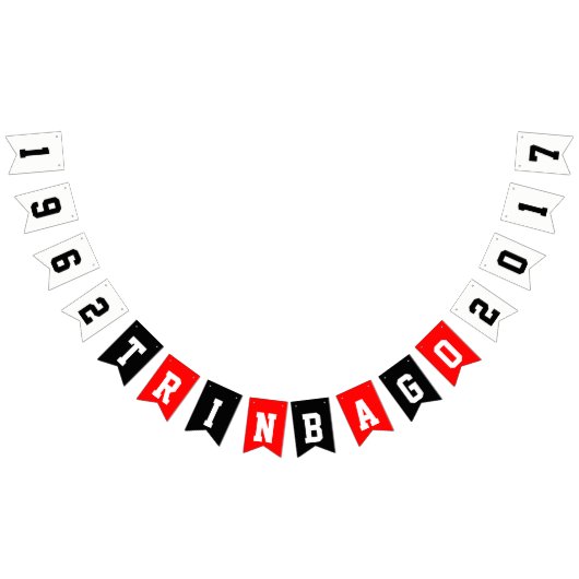 TRINBAGO (Jaar veranderlijk) Onafhankelijkheid Vlaggetjes (Alle)