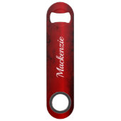 Trini 2D Bone met Dot Pattern Flag en Jouw naam Speed Flessenopener (Achterkant)