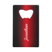 Trini 2D Bone met jouw naam op Kredietkaart Flessenopener (Voorkant)