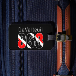 TRINI 868 ZWART BAGAGELABEL