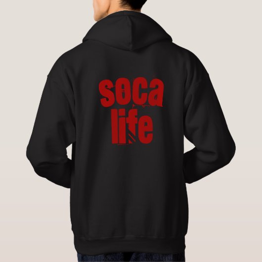 Trini Area Code Hoodie 868 (Achterkant)