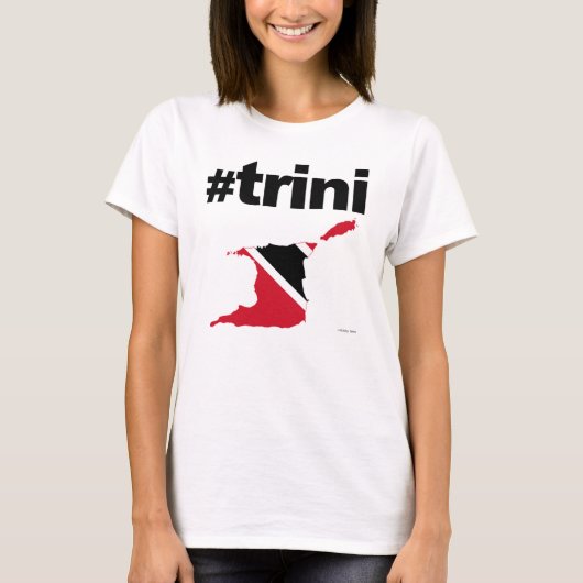 #trini hash-kaart t-shirt (Voorkant)