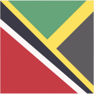 Trini Jamaican Flag   Vlag Trinidad Jamaica Sticker