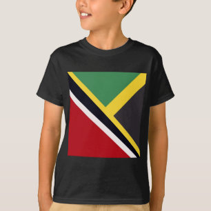 Trini Jamaican Flag Vlag Trinidad Jamaica T-shirt