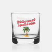 Trini Kerst Cocktail Glas (Achterkant)