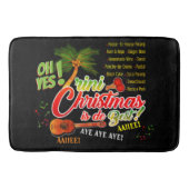 Trini Kerstmis is de beste op BLACK Badmat (Voorkant)