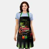 Trini Kerstmis is de beste Parranderos en naam Schort (Gedragen)