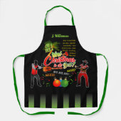 Trini Kerstmis Is Het Beste Parranderos en Naam Schort (Voorkant)