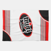 Trini to de Bone on )Uw kleur) Theedoek (Horizontaal)