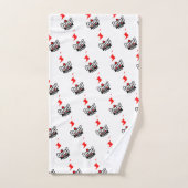 Trini to de Bone with Islands Carte Anglais sur WH (Serviette à main)