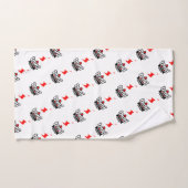 Trini to de Bone with Islands Carte Anglais sur WH (Serviette à main)