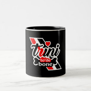 Trini Tot op het Bot Tweekleurige Koffiemok