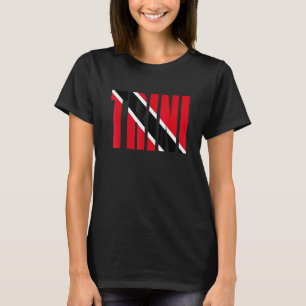 Trini Trinidad en Tobago Trinidadian Flag T-shirt