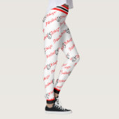 Trini / Trinidad & Tobago Patriottisch - Wit Leggings (Rechts)