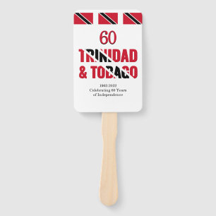TRINIDAD 60e Jubileum Onafhankelijkheid Handwaaier