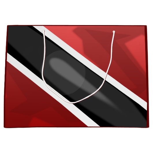 Trinidad and Tobago Flag Gift Bag Groot Cadeauzakje (Voorkant)