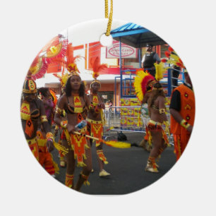 Trinidad Carnival Keramisch Ornament