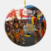 Trinidad Carnival Keramisch Ornament (Achterkant)