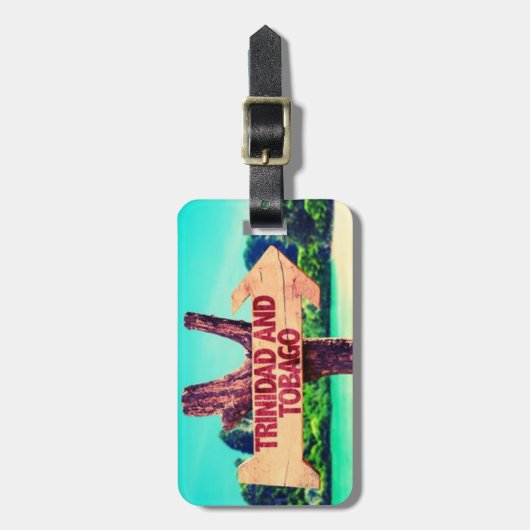 Trinidad en Tobago Bagagelabel (Voorkant verticaal)