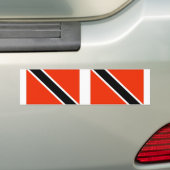Trinidad en Tobago Bumpersticker (Op auto)