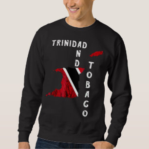Trinidad en Tobago kaart Pride Trinidadian Roots F Trui