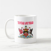 Trinidad en Tobago - karton van Design van wapens Koffiemok (Links)