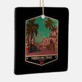 Trinidad en Tobago Keramisch Ornament (Rechts)