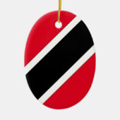 Trinidad en Tobago Keramisch Ornament (Voorkant)