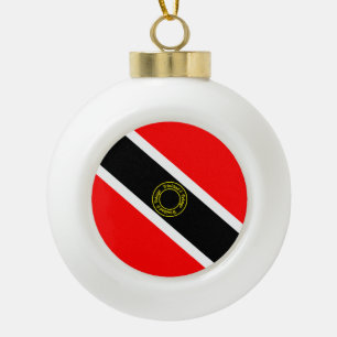Trinidad en Tobago Keramische Bal Ornament