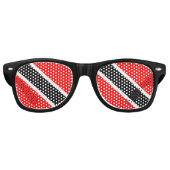Trinidad en Tobago Retro Zonnebril (Voorkant)