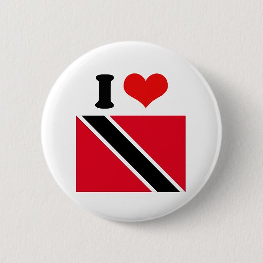 Trinidad en Tobago Ronde Button 5,7 Cm (Voorkant)