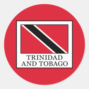 Trinidad en Tobago Ronde Sticker